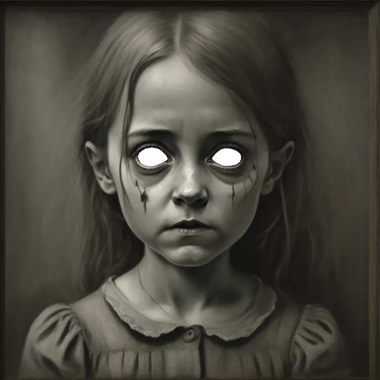 creepy girl